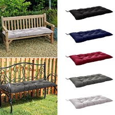 Garden Bench Cushion 2/3/4/5 Seater Indoor & Outdoor Furniture Chair Seat Pad UK