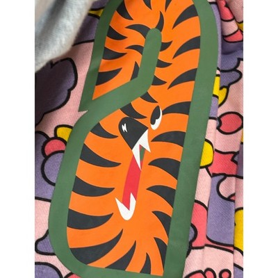 A Bathing Ape BAPE Shark Full Zip Hoodie Pink Multi Camo WGM Tiger