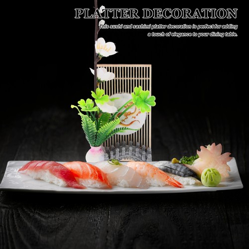Salmone -Sashimi -Ornamenti Sushi-Ornamento Decorazione Piatto Sushi - Foto 5 di 12