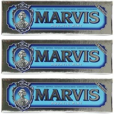 Marvis Aquatic Mint Toothpaste 85ml x 3 SAVE - Triple Family Pack