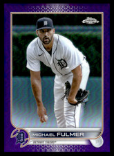 2022 Topps Update Michael Fulmer #US216 Detroit Tigers Purple MLB Baseball