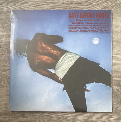 Travis Scott Days Before Rodeo LP Vinyl Schallplatte Hip-Hop Versiegelt