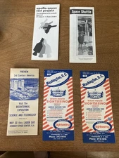 Vintage 1970s Epherema Brochures Pamphlet Kennedy Space Center And Washington DC