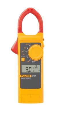 Fluke 301D AC/DC Clamp Meter 600A 600V Voltage Current Frequency Backlight NEW - Image 1 of 4