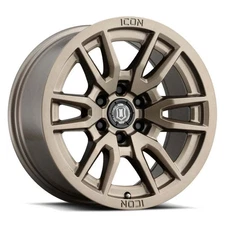 ICON 2417858347BR Vector 6 17x8.5 6x5.5 0mm Offset 4.75in BS 106.1mm Bore Wheel