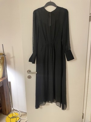 Cos Kleid Schwarz Seide