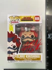 Funko Pop! Animation: Eijiro Kirishima #606 Signed Justin Cook MAG COA E2