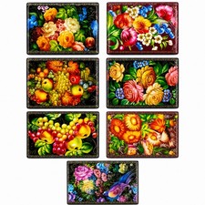 7 Floral Ukrainian Easter Egg Decorating Wraps Heat Shrink Sleeves