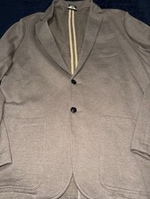 Faherty Inlet Knit Blazer Heather Brown Melange Sport Jacket Coat XXL