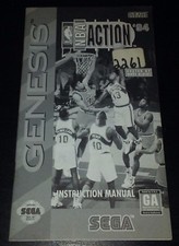 NBA Action '94 Instruction Manual ONLY Sega Genesis