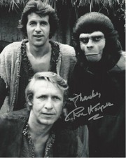 RON HARPER SIGNED AUTHENTIC 'PLANET OF THE APES' ALAN 8X10 PHOTO COA TV ACTOR