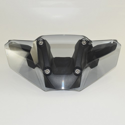 Grey Windscreen Windshield Fly Screen with Bracket For YAMAHA MT-09 SP 2024 2025 - Picture 3 of 9
