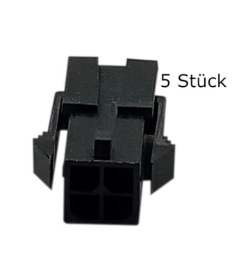MOLEX 430200401 Molex Crimpgehäuse - Micro-Fit - 2x2-polig - Stecker - 5 Stück