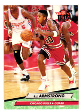 1992-93 Fleer Ultra B.J. Armstrong Basketball Cards #24 Chicago Bulls     
