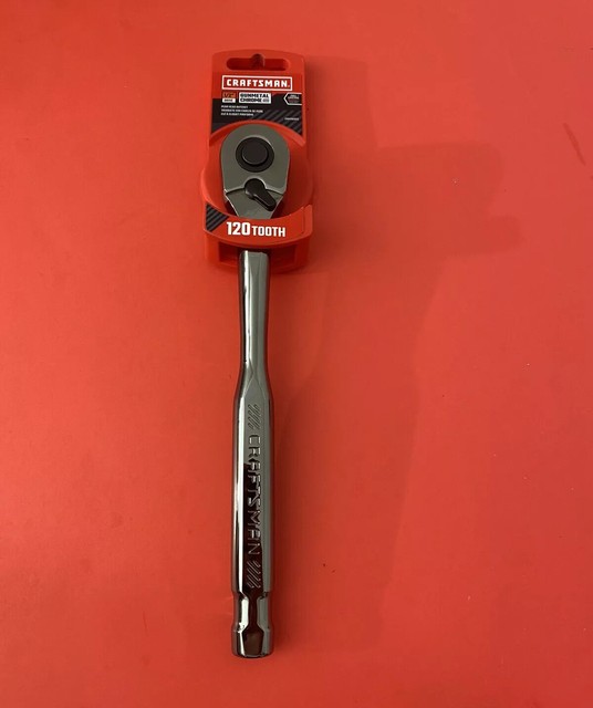 Craftsman 1/2" Drive PEAR Head Ratchet Auto Gunmetal Chrome Cmmt82012