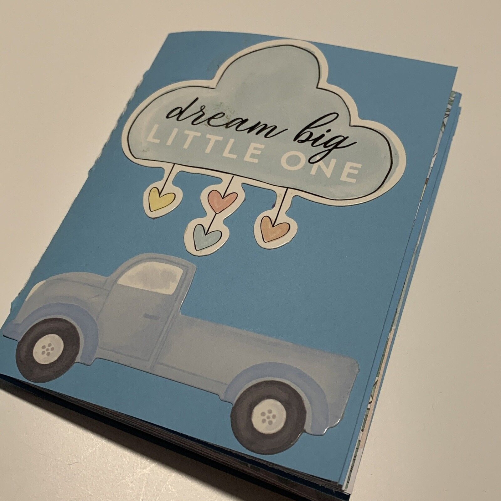 Handmade Baby Book Junk Journal Photo Album Journaling 4.25" x 5.75" 40 pages