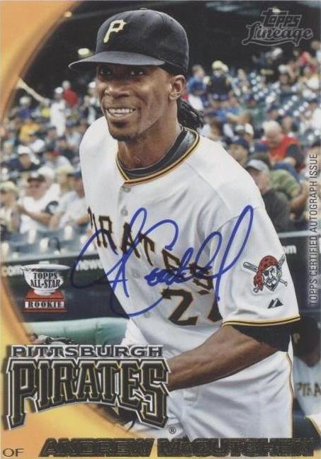 2011 Topps Lineage - Reprint Autographs Andrew McCutchen #RA-AM (AU ...