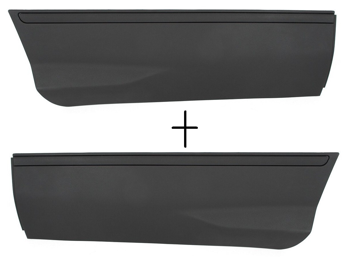 Baguette de porte arrière gauche et droite pour Ford Kuga Mk2 de 2013 à 2019 noir mat