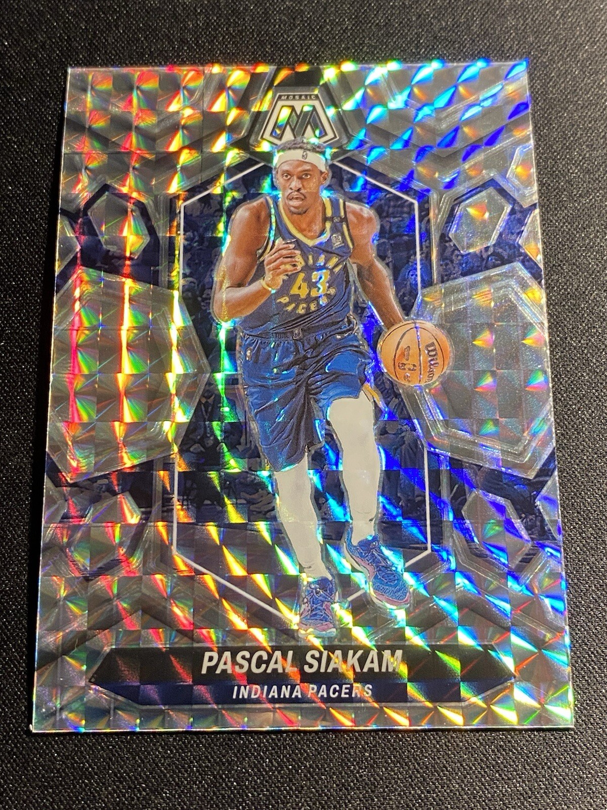 PASCAL SIAKAM 2023-24 Panini Mosaic 🏀 #6 MOSAIC PRIZM SILVER SP-Indiana Pacers