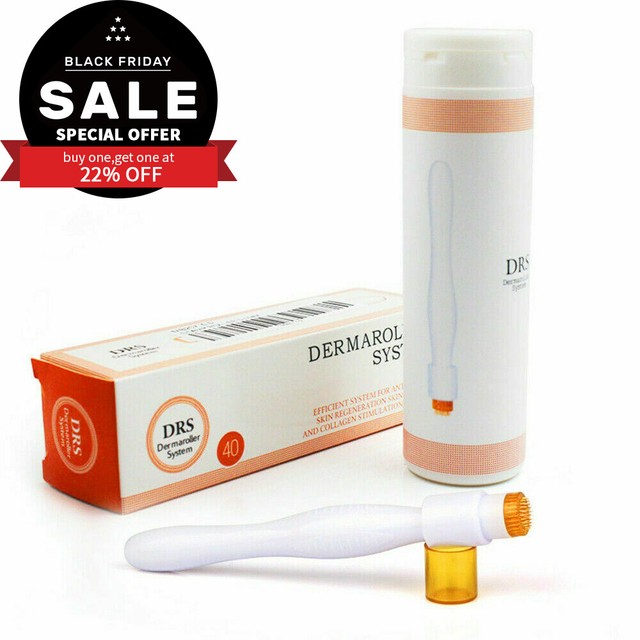 Titanium Micro Needles Derma Stamp Roller For Face Wrinkles Hair Loss