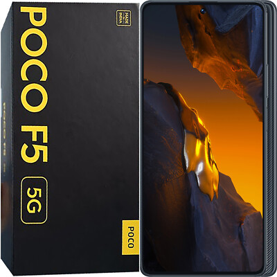 Xiaomi Poco F5 5G Black 256GB + 8GB Dual-Sim Factory Unlocked GSM 