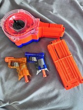 NERF LOT - 4 PIECES: Strike elite drum mag, 12 Dart Mag, 2 x Jolt