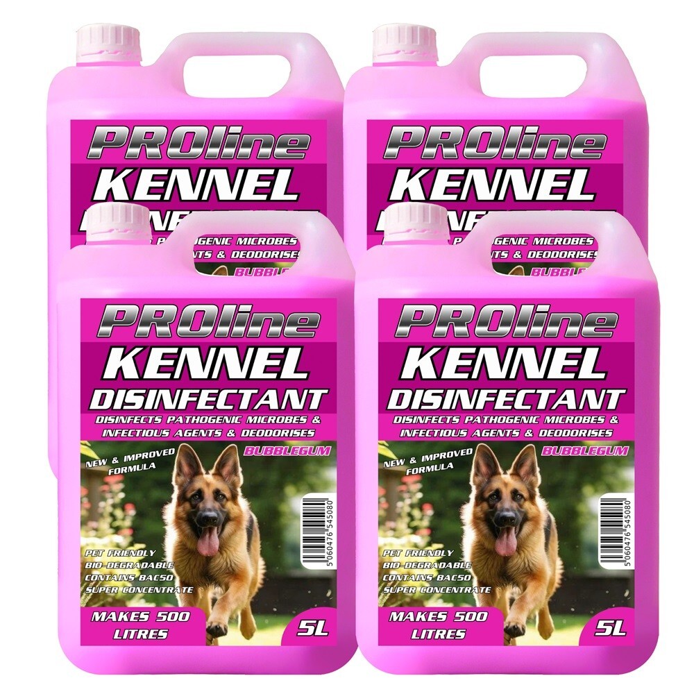 PROline Kennel Disinfectant 20L Bubblegum Scent, Odour Neutralisers