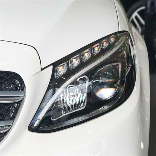 Lente cubierta transparente faro derecho para Mercedes-Benz W205 C180 C200 C300 2015-17 - Imagen 2 de 7