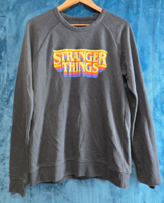 Stranger Things Official Netflix Long Sleeve Pullover Sweatshirt - Size Medium 