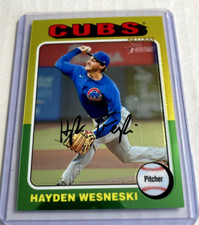 2024 Topps Heritage High Number #256- Hayden Wesneski Chrome Sp #'d/699