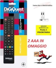 TELECOMANDO READY 5 PER TV SAMSUNG LG SONY PHILIPS PANASONIC GIA' PRONTO ALL'USO