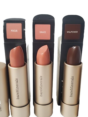 bareMinerals Mineralist Hydra-Smoothing Full Size Lipstick 0.12 Oz Choose Color