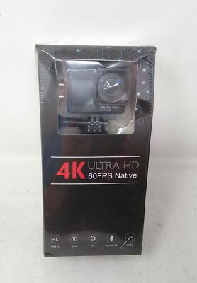 4K Action WiFi Camera w/Touch Screen, 131ft Waterproof, EIS 2.0, 170° Wide Angle