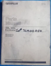 CAT CATERPILLAR 325 325L EXCAVATOR PARTS MANUAL BOOK S/N 6RM 7LM