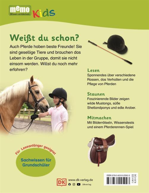 Thumbnail - Memo Kids. Pferde Und Ponys Maria Zettner