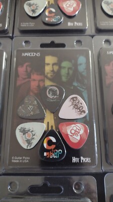 マルーン5 ギターピック　Maroon 5 Lot of (10) Packs of Maroon 5 Guitar Picks. 6 Picks Per Pack