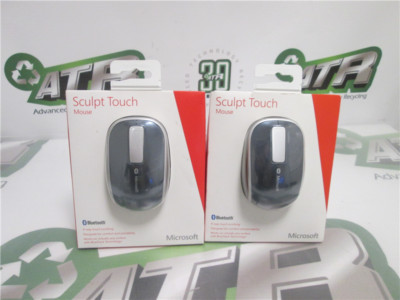 Microsoft Sculpt Touch Bluetooth Mouse 1497 - Ergonomic, Wireless, Lot of Two