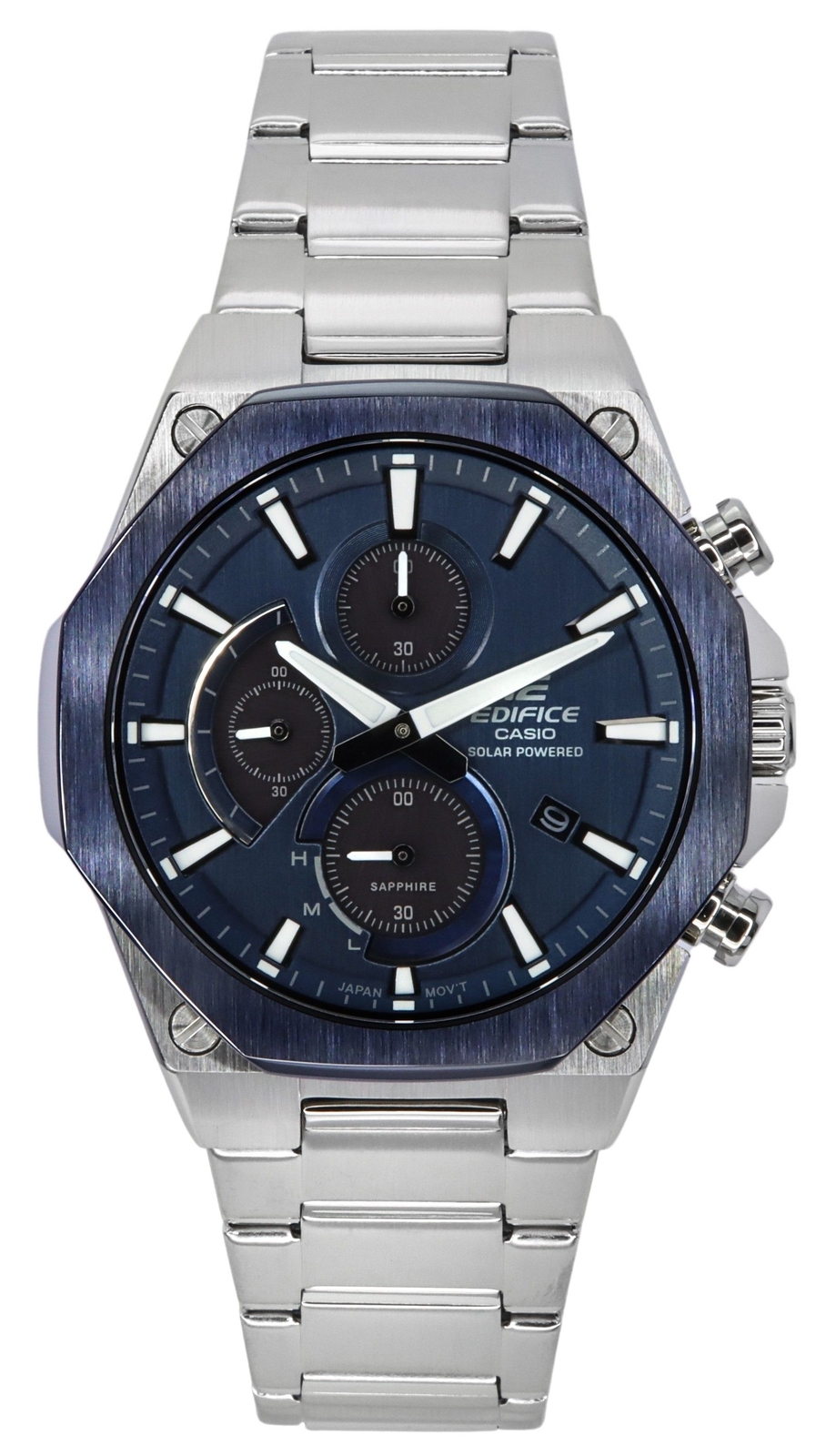 Хронограф Casio EDIFICE Schlanke Linie mit Saphirglas EFSS570DB2A Herrenuhr