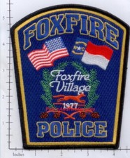 North Carolina - Foxfire Village NC Police Dept Patch