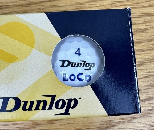 Dunlop Loco Low Compression Golf Balls - NEW 1 Pack 3 Balls - Crazy Long - #4s - Picture 2 of 8