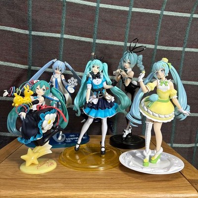 Hatsune Miku Figure Set of 5 Collectible Anime Figures Fully Functional Japan