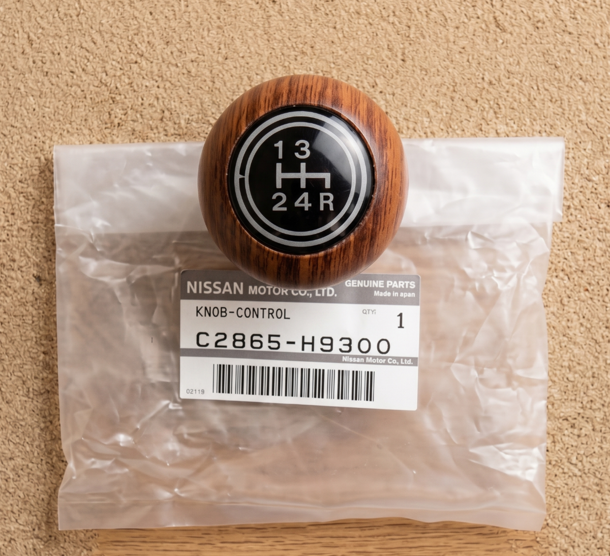 DATSUN 4 Speed Shift Knob NISSAN Wood 240Z 260Z 510 1200 B10 B110