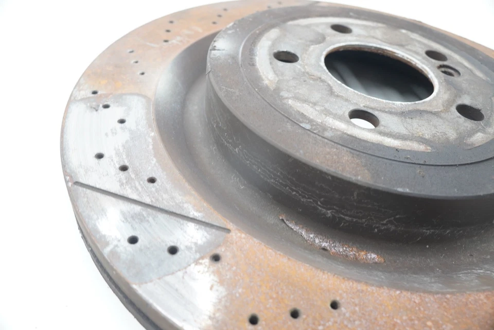 Juego 2 rotores freno disco trasero izquierdo derecho 2224232012 mercedes s63 amg w222 2014-20 Foto 4 de 4