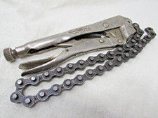 USA Made Petersen Dewitt 20R Chain Type Vise Grips Good Useable Condition