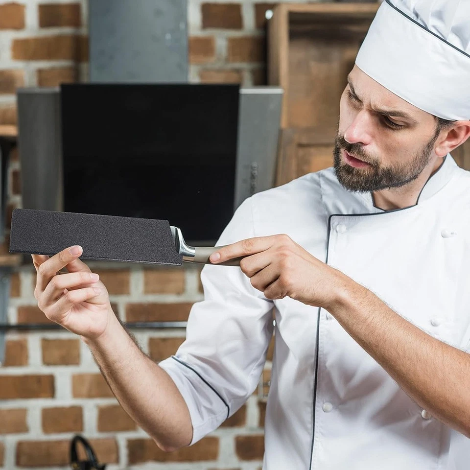 Juego de fundas protectoras universales de plástico ABS forradas de fieltro, 5 piezas protectores de cuchillas X1U8 Foto 3 de 4