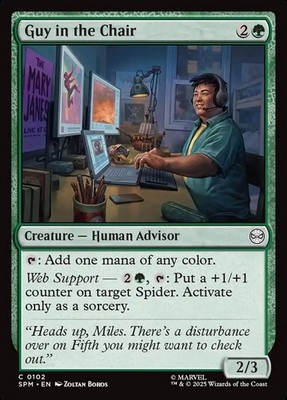Guy in the Chair #102 | MTG | SPM | REGULAR | Lightly Played