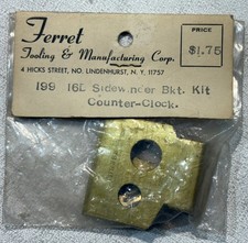 BRASS FERRET 1/24 SLOT CAR REAR CHASSIS BACK HALF AXLE MOTOR MOUNT