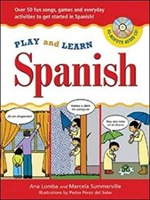Play and Learn Spanish Book  Audio CD : Over 50 Fun Songs, Games