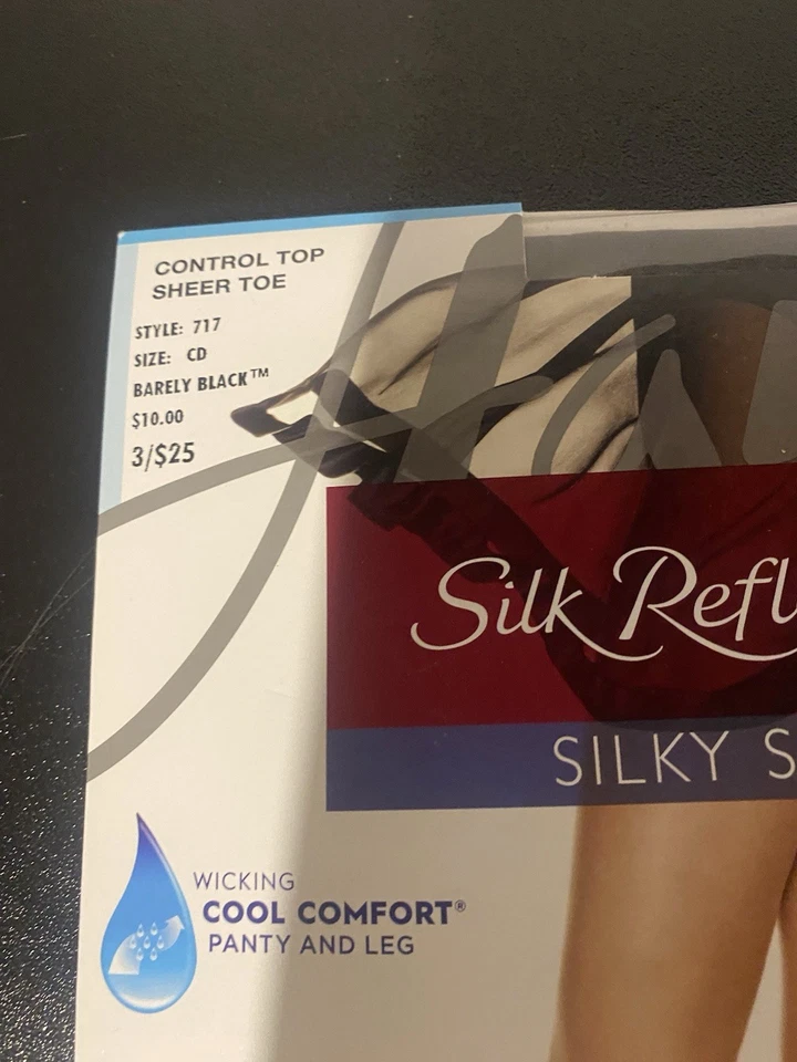 Lote de 3 paquetes de pantimedias transparentes hasta el muslo marcas variadas negras talla M/L o CD? Foto 4 de 4