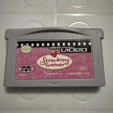 Strawberry Shortcake Video Vol. 1 Nintendo Game Boy Advance GBA TESTED/WORKS! 